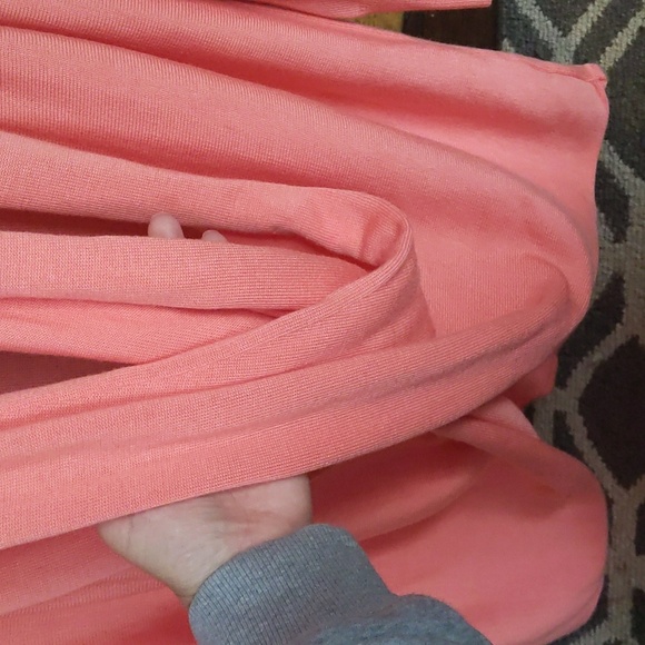 New York & Company Peach Crossover Cardigan - Women's Medium - Picture 3 of 5